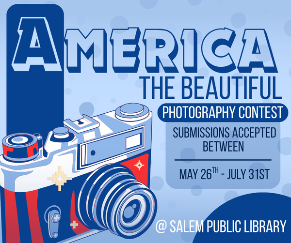 Camera graphic with the caption, "America the Beautiful: The Photography Contest."